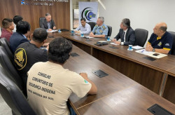 Secretaria de Justiça e lideranças indígenas discutem melhorias para aldeias de Dourados