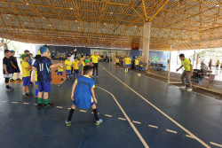 Jorjão recebe treino especial da Copa com festa de esporte, patriotismo e integração