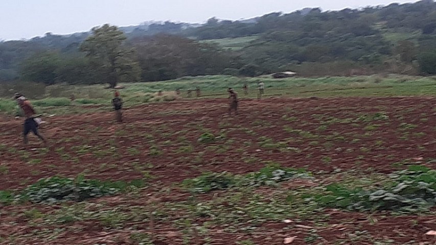 Conflito entre sitiantes e indígenas em Dourados (Imagem: Divulgação)