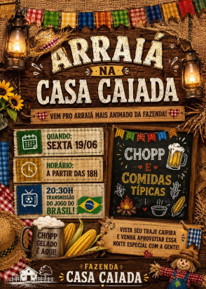 Família Almeida abre Fazenda Casa Caiada em arraiá gratuito para a população douradense