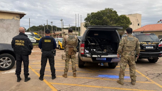 Operação da PF prende envolvidos em contrabando na fronteira de MS com o Paraguai