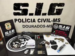 Polícia Civil prende 3 suspeitos ligados à disputa entre facções e apreende drogas, veículos e armas