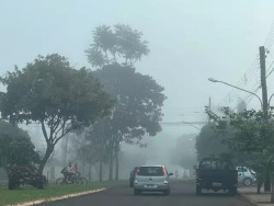 Dia começa com névoa em Dourados e sol brilha durante a quarta-feira; máxima de 16ºC
