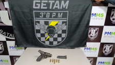 Polícia recaptura foragido com pistola calibre .40 no Canaã IV