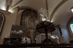 Imagem vinda da Itália chega a Dourados para consagração da Diocese a São Miguel