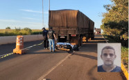 Trabalhador que seguia para o serviço morre ao atingir carreta parada irregularmente