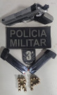 Integrantes de facção são detidos com arma e munições em rua de Dourados
