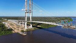 Receita Federal realiza visita técnica às obras da Ponte Bioceânica em Porto Murtinho