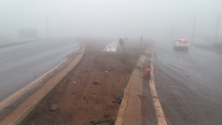Gari da prefeitura morre após cair em poça de água da chuva na fronteira