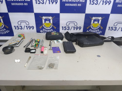 Homem é preso por tráfico após tentar fugir da Guarda Municipal em Dourados