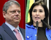 Tarcísio diz que Simonte Tebet levou "cartão vermelho" de Mato Grosso do Sul