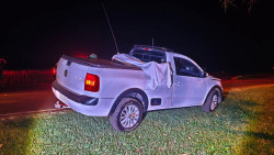 Motorista atropela e mata homem que estava na MS-156 com o cachorro de estimação