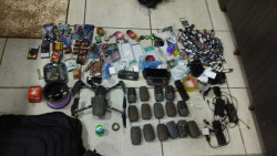 Drone com mochila que abasteceria presídio é interceptado pela polícia penal