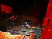 Família é resgastada de incêndio provocado por curto-circuito na fronteira
