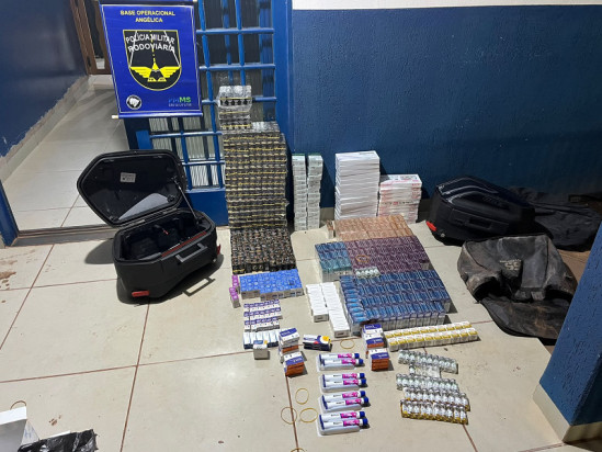 Polícia Rodoviária apreende R$ 115 mil em medicamentos ilegais na MS-141