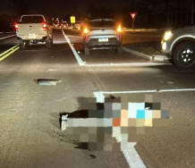 Mulher é atropelada por carreta e marido acaba preso suspeito do crime