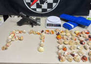 Mulher revela esconderijo de arma e drogas após relatar ameaças de facção em Dourados