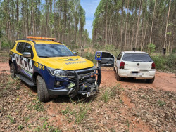Polícia Rodoviária apreende veículos com mercadorias contrabandeadas na MS-395