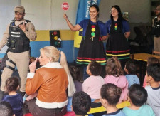 Alunos aprendem sobre educação no trânsito de forma lúdica em Dourados