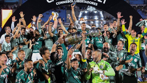 Palmeiras é campeão da Libertadores 2021 (Imagem: Juan Ignacio Roncoroni / EFE)