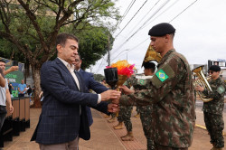 Marçal Filho acende “Chama da Pátria” e reforça cidadania durante solenidade