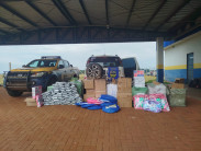 Mulher é flagrada pela PMR com diversos produtos do Paraguai em Maracaju