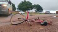 Ciclista morre atropelado por HB20 no anel viário de Dourados