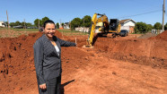 Prefeita Lurdes acompanha avanço das obras de drenagem no Capitão Vigário
