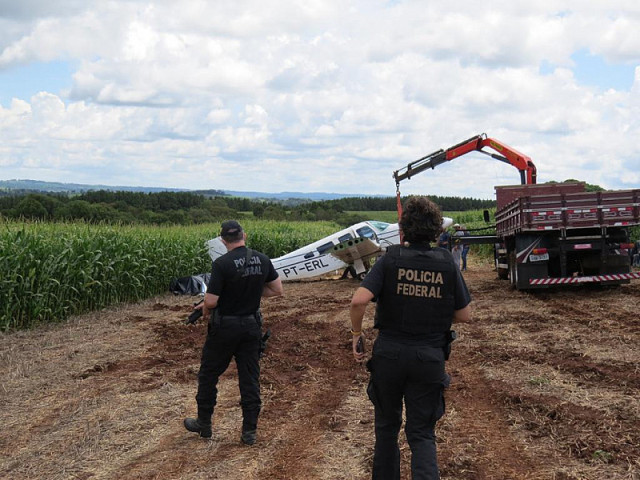 Avião com cocaína apreendido no RS deu início à investigação (Imagem: Divulgação)