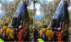Corpos de vítimas de queda de helicóptero em SC são liberados