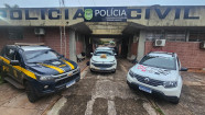 Em ocorrências distintas, PRF apreende 4,6 toneladas de maconha e fuzil em MS e SP