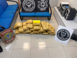Polícia Federal apreende 43 quilos de entorpecentes em Corumbá