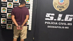Na condicional, homem volta a ser preso com arma municiada e pescados