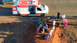 Ultrapassagem provoca acidente e motociclista tem pé amputado na BR-463