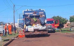 Caminhão da coleta atropela e mata gari em Ponta Porã; vítima cursava Medicina