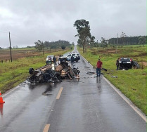 Vítimas fatais de acidente na MS-164 residiam no interior do Paraná; 3 pessoas ficaram feridas