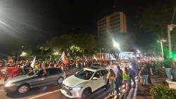 Principais ruas e avenidas de Dourados são "tomadas" por apoiadores do Lula após reeleição