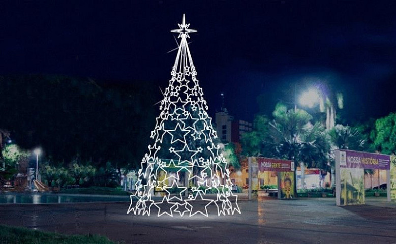 Douradenses aguardam decoração natalina (Imagem: Assecom)