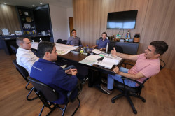 Marçal recebe diretores da Ciarama e discute expansão da empresa