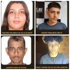 Polícia divulga nomes e fotos de 4 foragidos da Operação Decretados