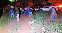 Mulher foi morta estragulada, na noite de ontem, na Aldeia Bororó - Foto: Dourados News