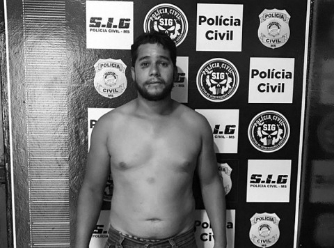 Está preso homem que esfaqueou cinco pessoas na barranca do rio em Fátima do Sul (Imagem: Reprodução)