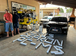 Dois são presos com 2.600 quilos de maconha em Ponta Porã