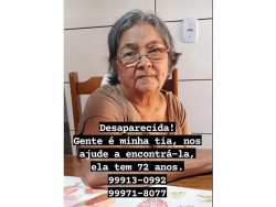Familiares buscam por idosa desaparecida no Canaã 4 em Dourados