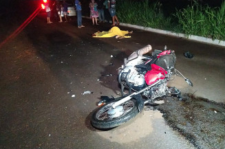 Motociclista morreu na hora com o impacto do acidente (Imagem: Adilson Domingos)