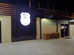 Polícia Civil de Bonito, onde foi confeccionado o boletim de ocorrência (Imagem: Reprodução)