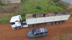 Maior carga apreendida de 2022 (Imagem: DOF)