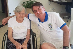 Olinda, mãe do presidente Jair Bolsonaro, morre aos 94 anos