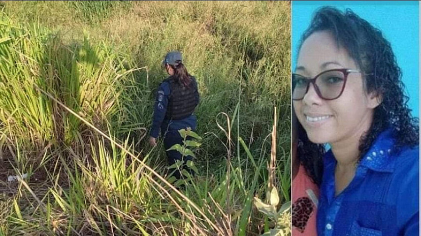 Mulher encontrada morta (Imagem: Nova News)