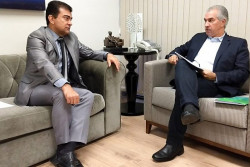 Marçal e Reinaldo assinam convênio para obra da Colônia Paraguaia